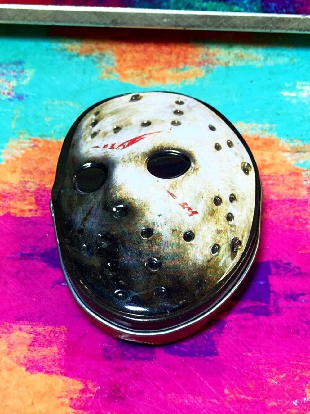 JASON VOORHEES HORROR MOVIE COLLECTIBLE TIN